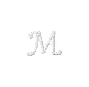 刺繍イニシャルレース〔M〕|結婚式演出の手作りアイテム専門店B.G.