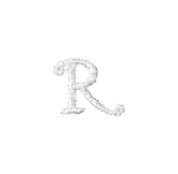 刺繍イニシャルレース〔R〕|結婚式演出の手作りアイテム専門店B.G.