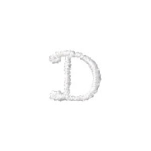 刺繍イニシャルレース〔D〕|結婚式演出の手作りアイテム専門店B.G.