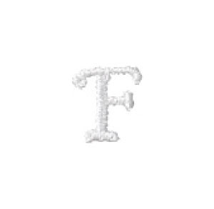 刺繍イニシャルレース〔F〕|結婚式演出の手作りアイテム専門店B.G.