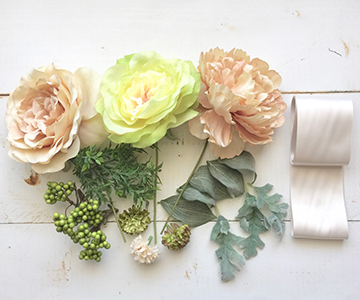 フラワーパーツ〔ナチュラルウエディング〕|大きくてボリューミーな花材|結婚式演出の手作りアイテム専門店B.G.